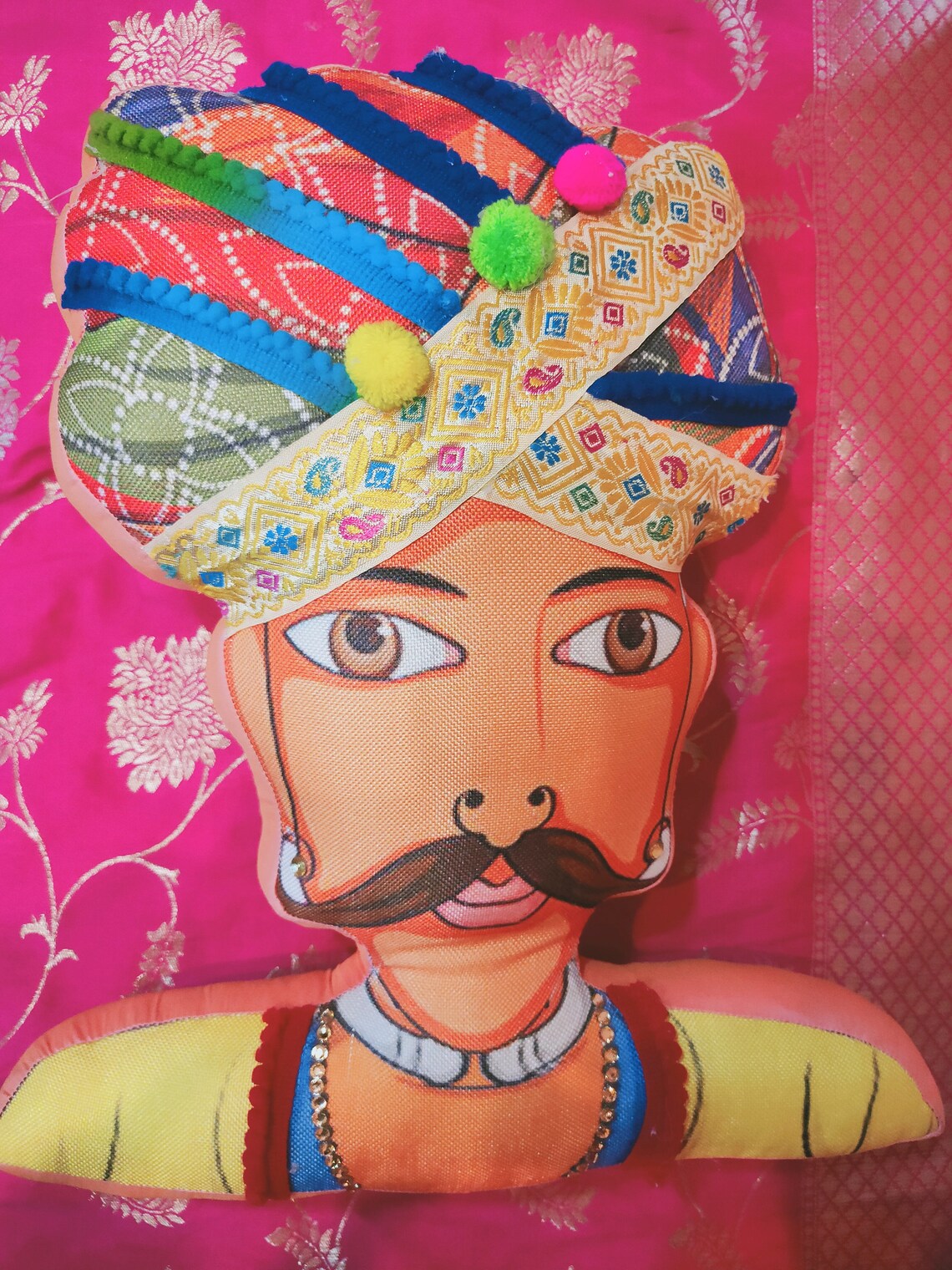 Rajasthani theme cushion covers with 2 stuffed cushions Etsy