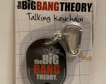 The Big Bang Theory Bazinga Name Rubber Key Ring Keychain NEW UNUSED