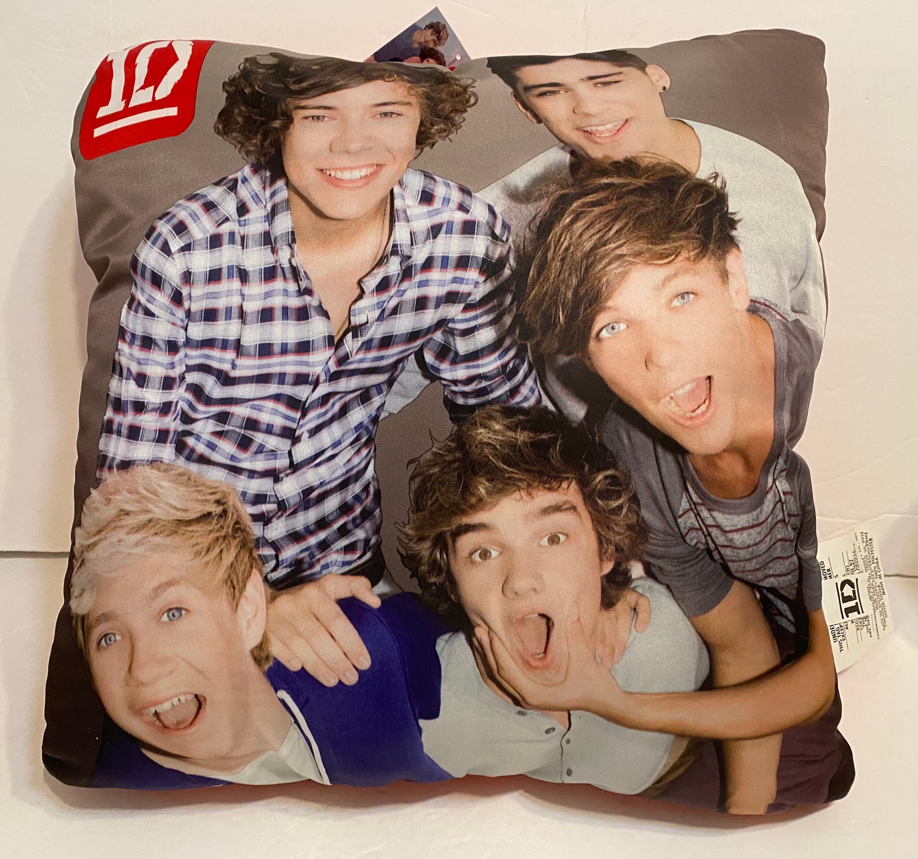 1D One Direction Pillow 14Hx14Wx5D. Licensed Products Etsy