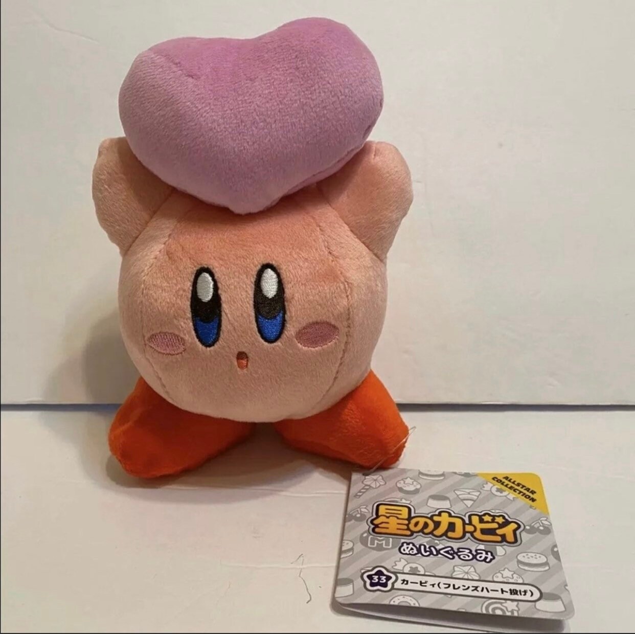 F/S Japan New Stars Kirby Plush Doll Kirby Friends Heart Throwing 
