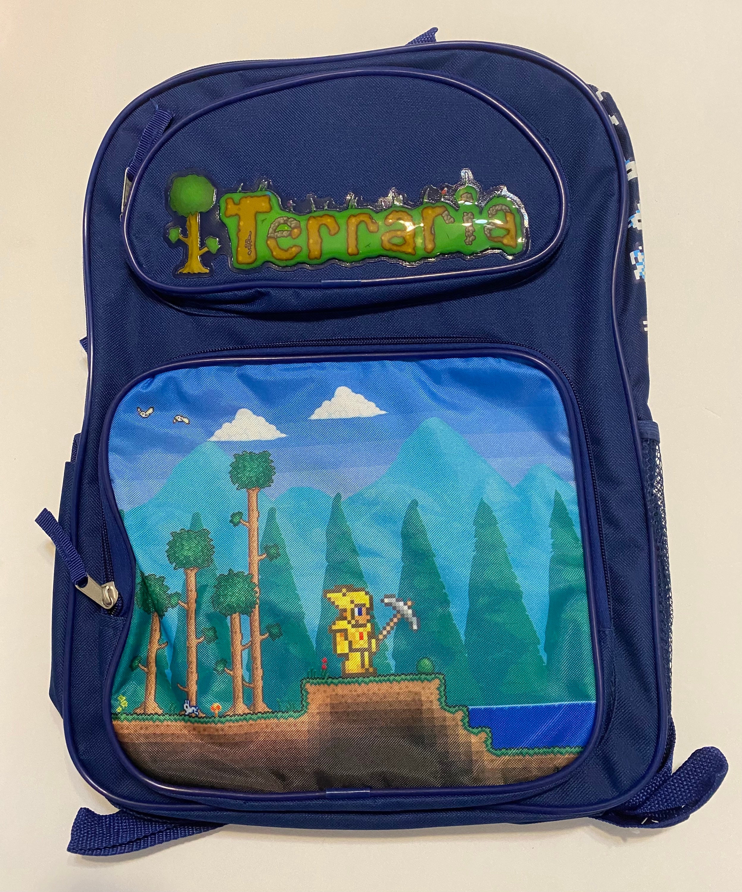 Mochila escolar grande Terraria de 16 Etsy