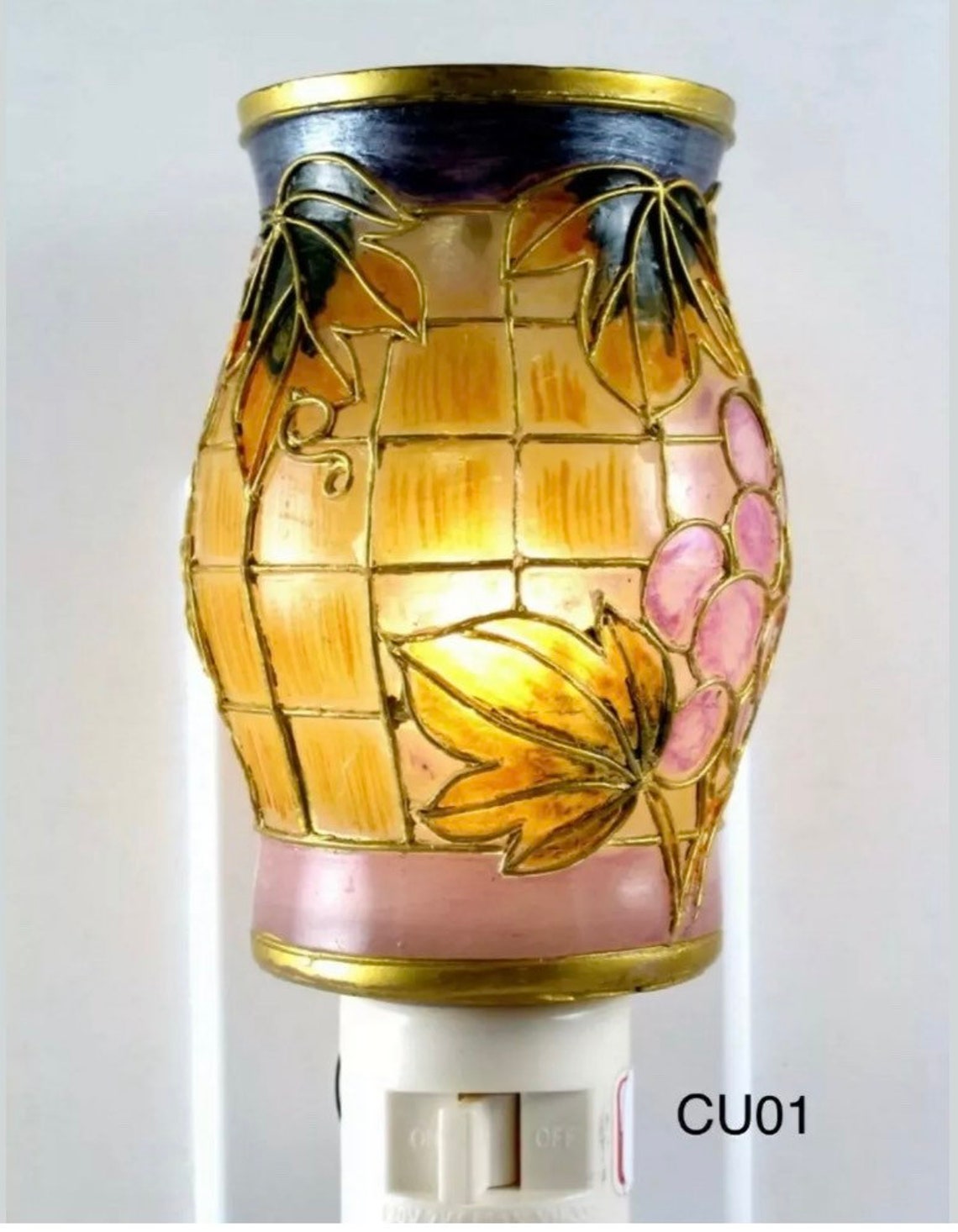 Grape beautiful wall plugin night light Etsy