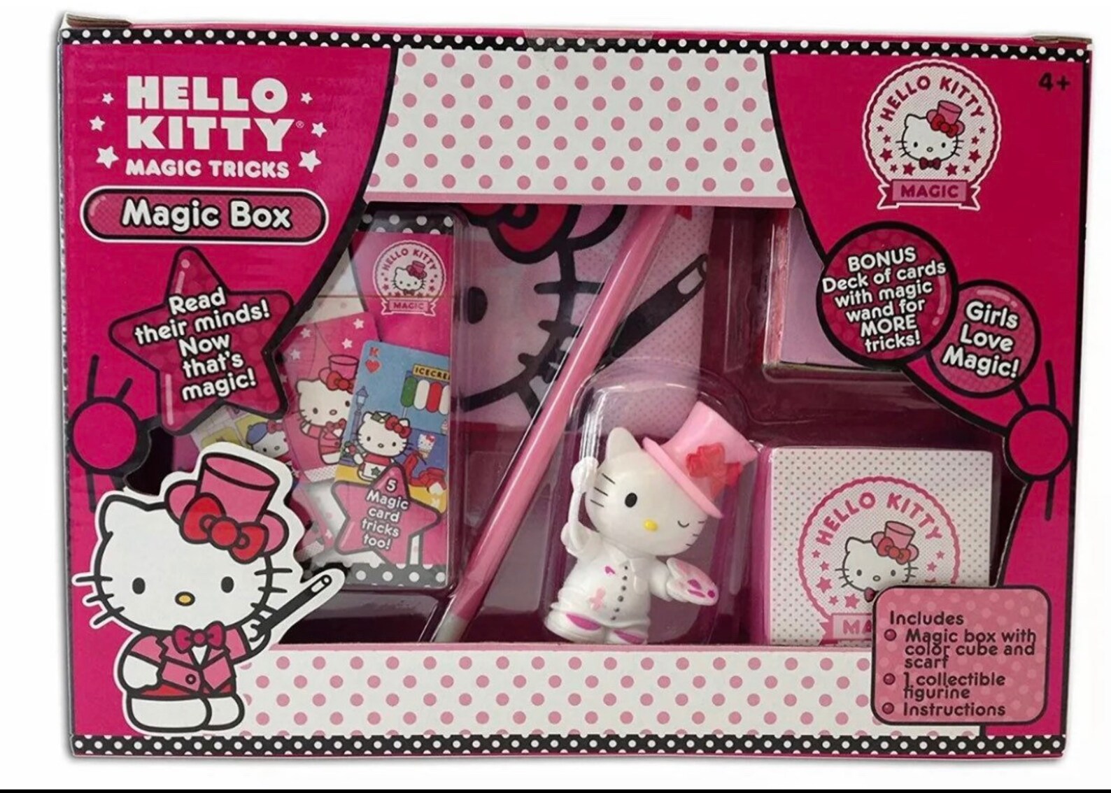 Hello Kitty Magic Box Trick Set with Mind Reading Wand and | Etsy