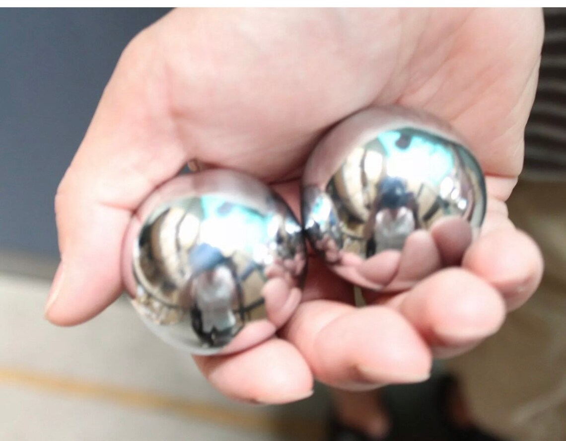 Pair of Heavier Chinese IRON Musical Massage Balls With Crispy Etsy