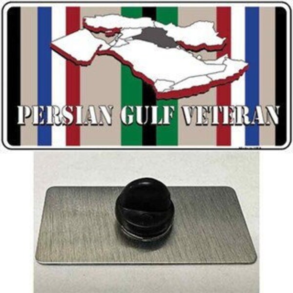 Persian Gulf Veteran Lapel Pin - United States Military Vet American Flag Metal Hat Pin Backpack Tie Shirt Button Pinback Craft Supply