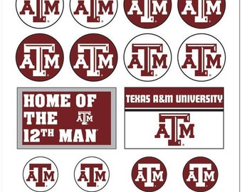 Home Decor Texas A M State University Aggies Atm Vinyl Sticker