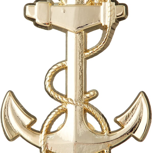 US NAVY Anchor Midshipman Military Lapel Pin - Enamel Pin for Backpack Tie Shirt Trading Button Pinback Craft Supply