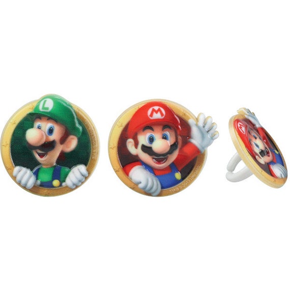 Super Mario Bros Party Supplies PENCIL Favours Pack Of 12 Genuine Licensee