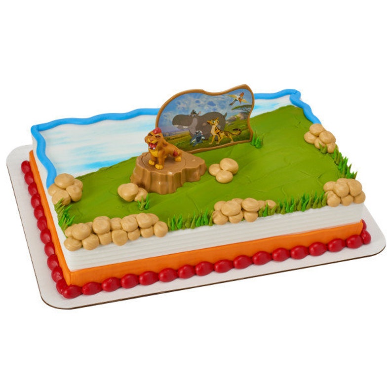 THE LION GUARD Cake Topper Destiny Roars Lion King Movie Cake Etsy