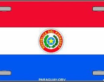 Paraguay Any Text Personalized Novelty Auto License Plate 