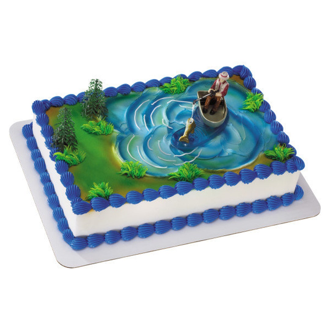 21+ Brilliant Image of Fishing Birthday Cake - davemelillo.com
