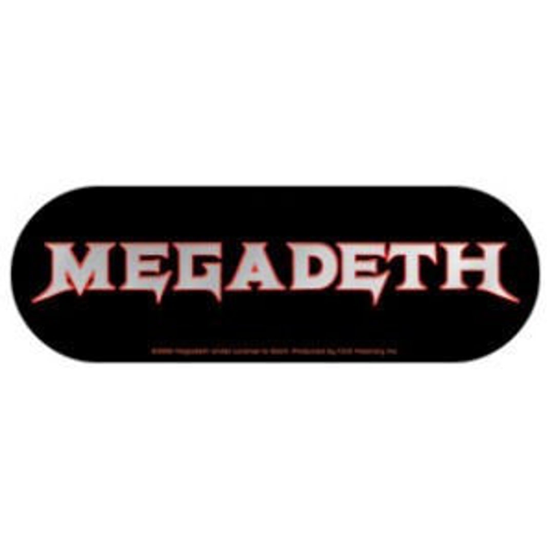 MEGADETH Logo Sticker Decal American Thrash Metal Band Vinyl - Etsy