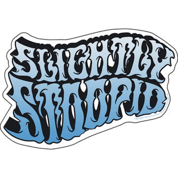 SLIGHTLY STOOPID Logo Sticker Decal - 5.1x3.5 Inch - Reggae Rock Band Vinyl Decal Sticker Craft Supply