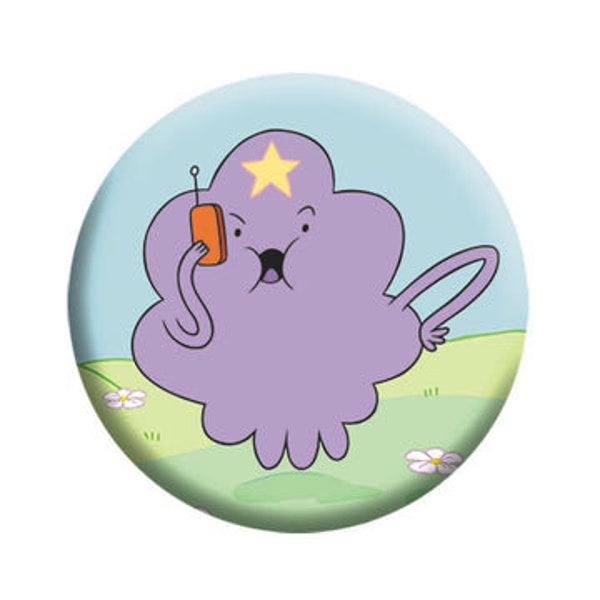 ADVENTURE TIME LSP Oh My Glob Pinback Button Badge - Space Princess Cartoon Network Animation Anime Series - Round 1.25" Button Craft Supply