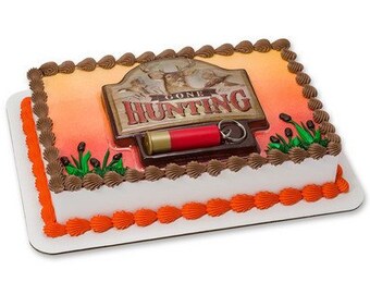 Gone Hunting Cake Topper Pour Birthday Party Cake Decoration Etsy France