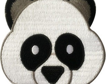 PANDA HEAD Patch - Embroidered Patch Applique Craft Supply