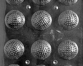 GOLF BALLS 3D Chocolate Candy Mold Craft Supply