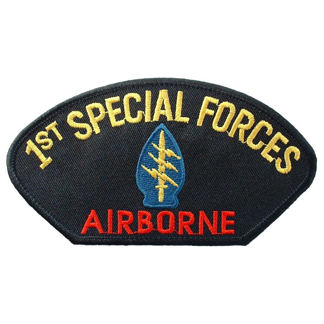 US ARMY 1st Special Forces Airborne Hat Patch Airborne Ranger Delta ...