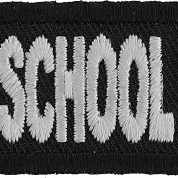 Catholic School Survivor Funny Christian Patch - 4x1 inch – Funny Motorcycle Embroidered Patch Appliqué Craft Supply