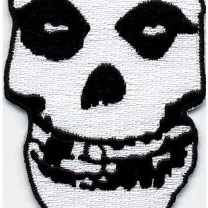 Misfits Pushead Skull 3x5 Printed Patch