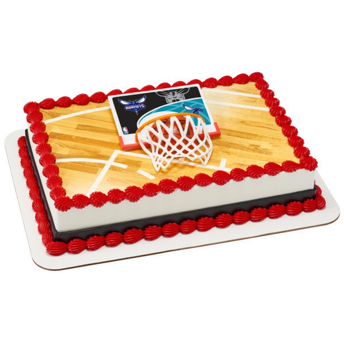CHARLOTTE Cake Topper NBA Birthday Slam Dunk Team Cake Etsy