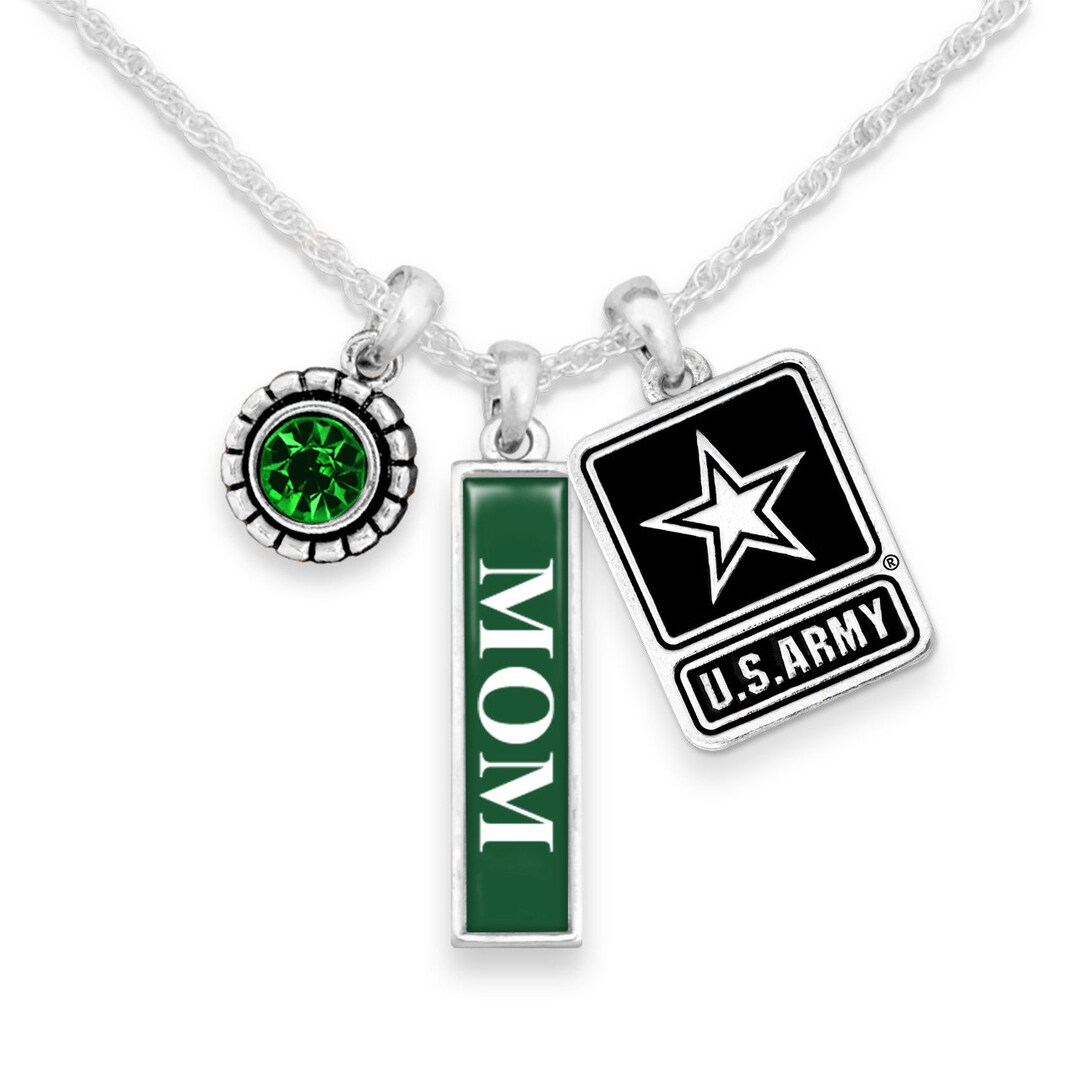 Officially Licensed U.S. ARMY Necklace for Mom ARMY Mom Etsy