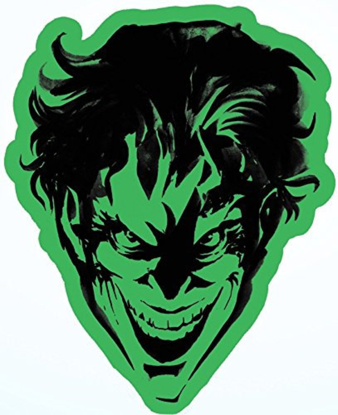 THE JOKER Head Sticker Decal Batman DC Comics Evil Grin Etsy