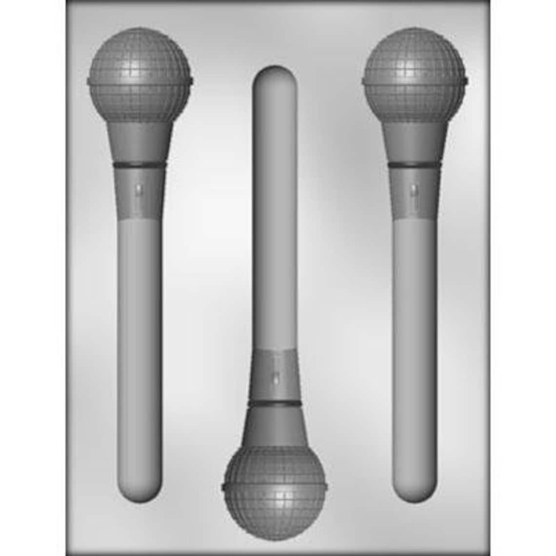 MICROPHONE PRETZEL ROD Chocolate Candy Mold Singing Live Etsy