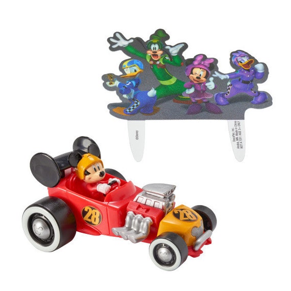 Mickey & the Roadster Racers Donald with Car Disney Bullyland Toy Cake Topper 
