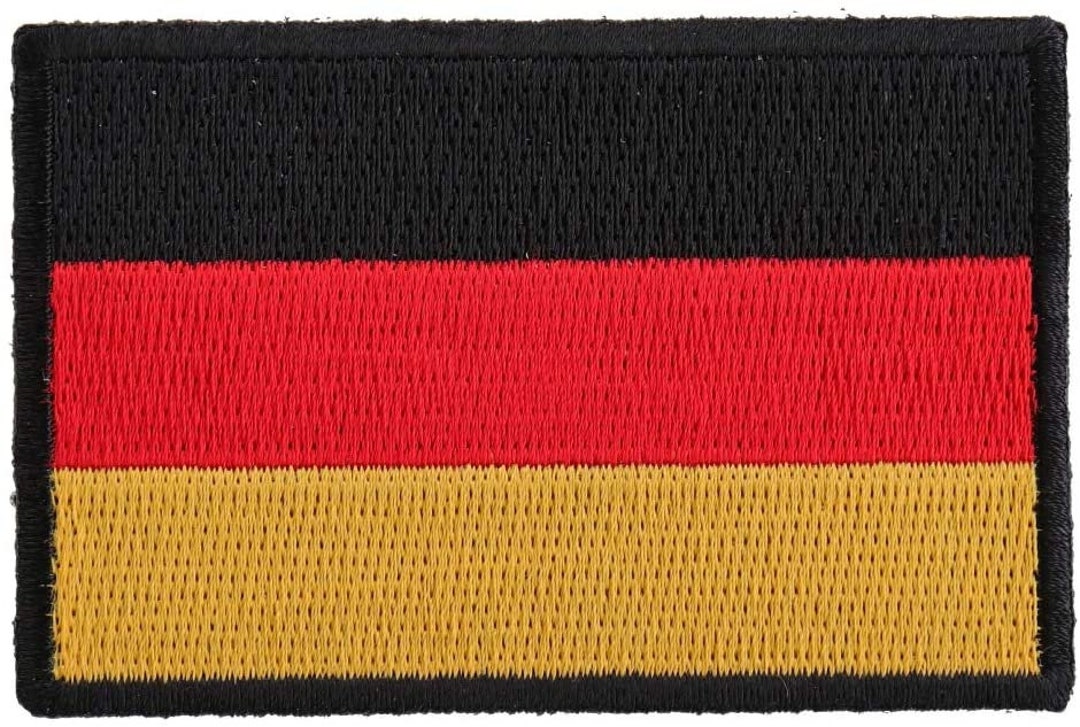 Flag Germany military embroidered country patch with velcro, Airsoft