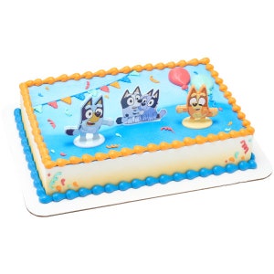 Bluey Cake Topper/ Bluey and Bingo Cake Topper/ Bluey Decorations 