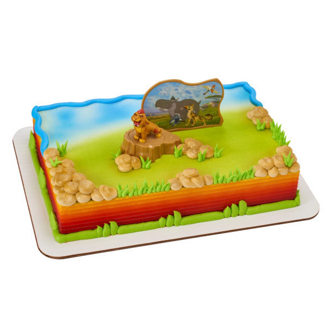 THE LION GUARD Cake Topper Destiny Roars Lion King Movie Cake Etsy