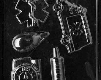 Ambulance Chocolate Candy Mold EMT Help 911 Doctor Ambulance Chocolate Candy Mold EMT Help 911 Doctor