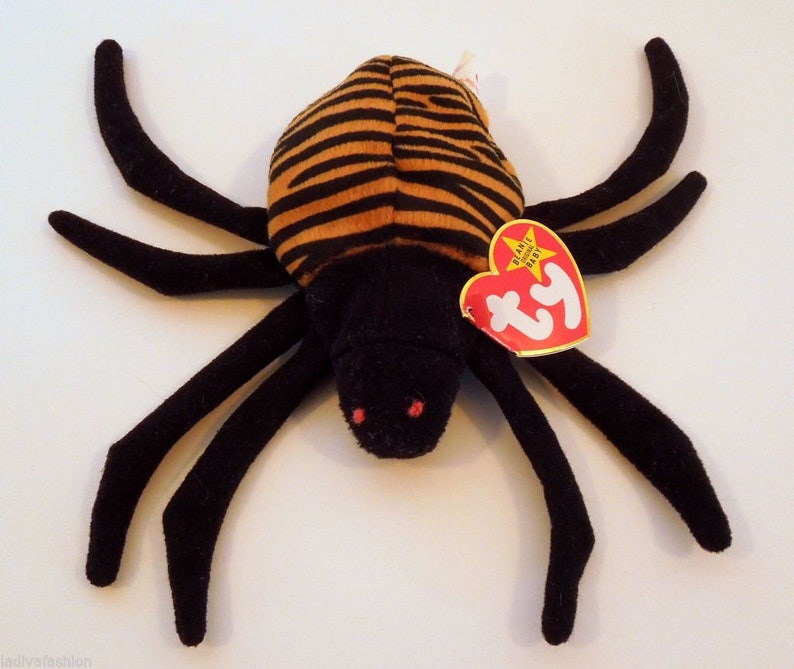SPINNER the Spider Ty Beanie Baby Retired Beanbag Plush New - Etsy