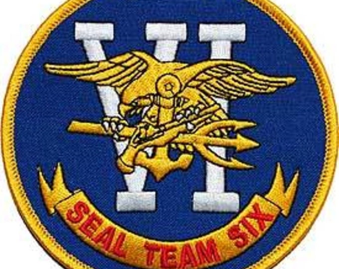 U.S. NAVY Seal Team 6 Embroidered Patch Applique USN Seals - Etsy