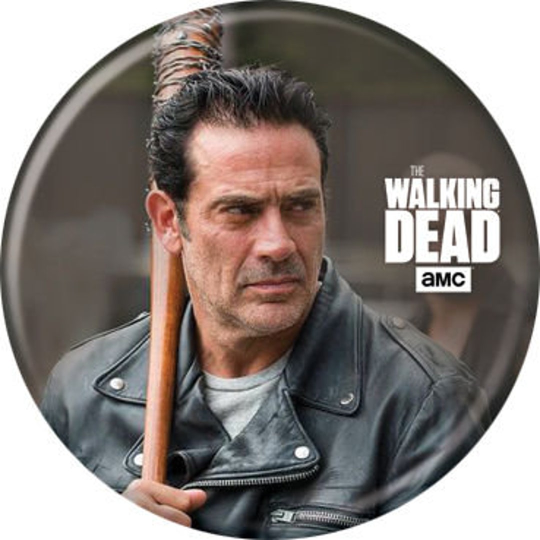 THE WALKING DEAD Pinback Button Badge Negan y Lucille Serie de Tv Botón