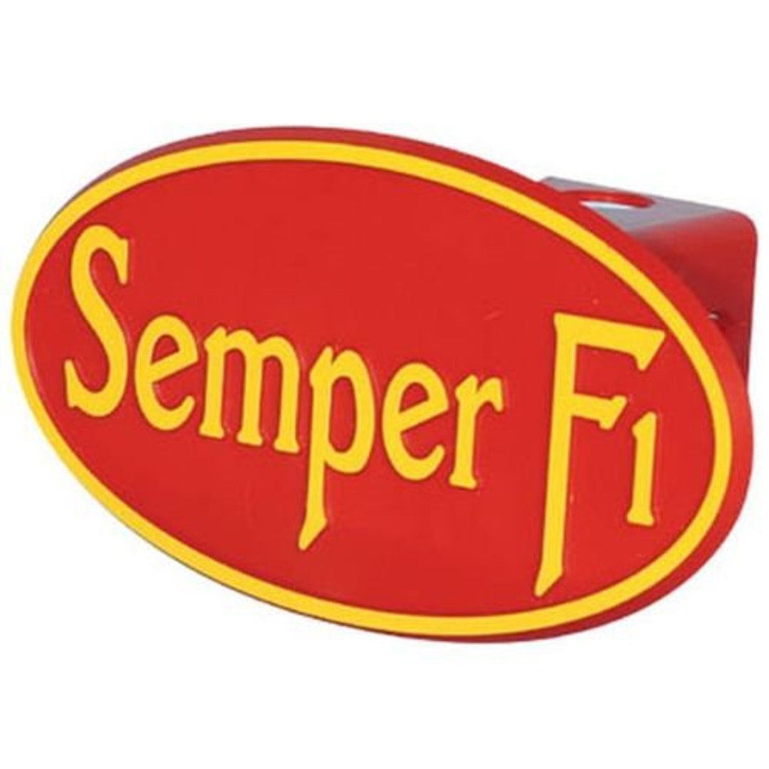 Semper Fi USMC Marine Corps Hitch Cover Tow Trailer Hitch Cover Plug