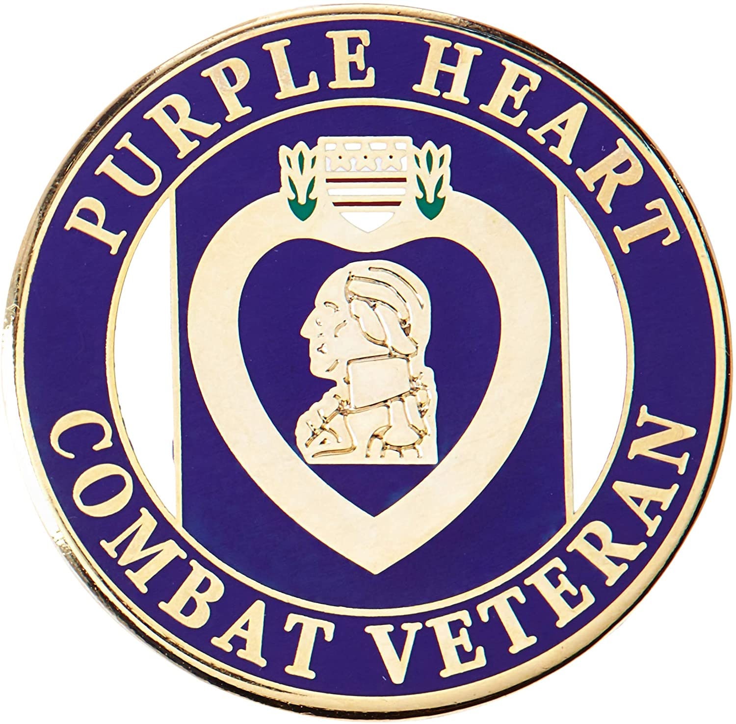 PURPLE HEART Combat Veteran Military Lapel Pin Enamel Pin Etsy