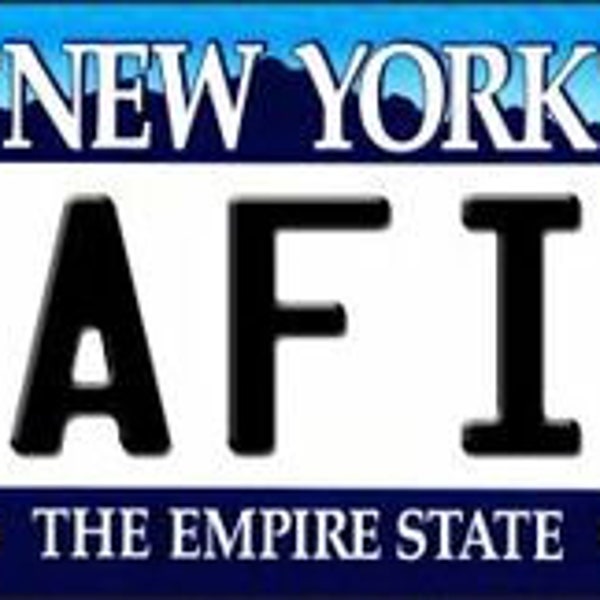 MAFIA New York State Background Metal License Plate Sign Novelty Vanity Craft Supply