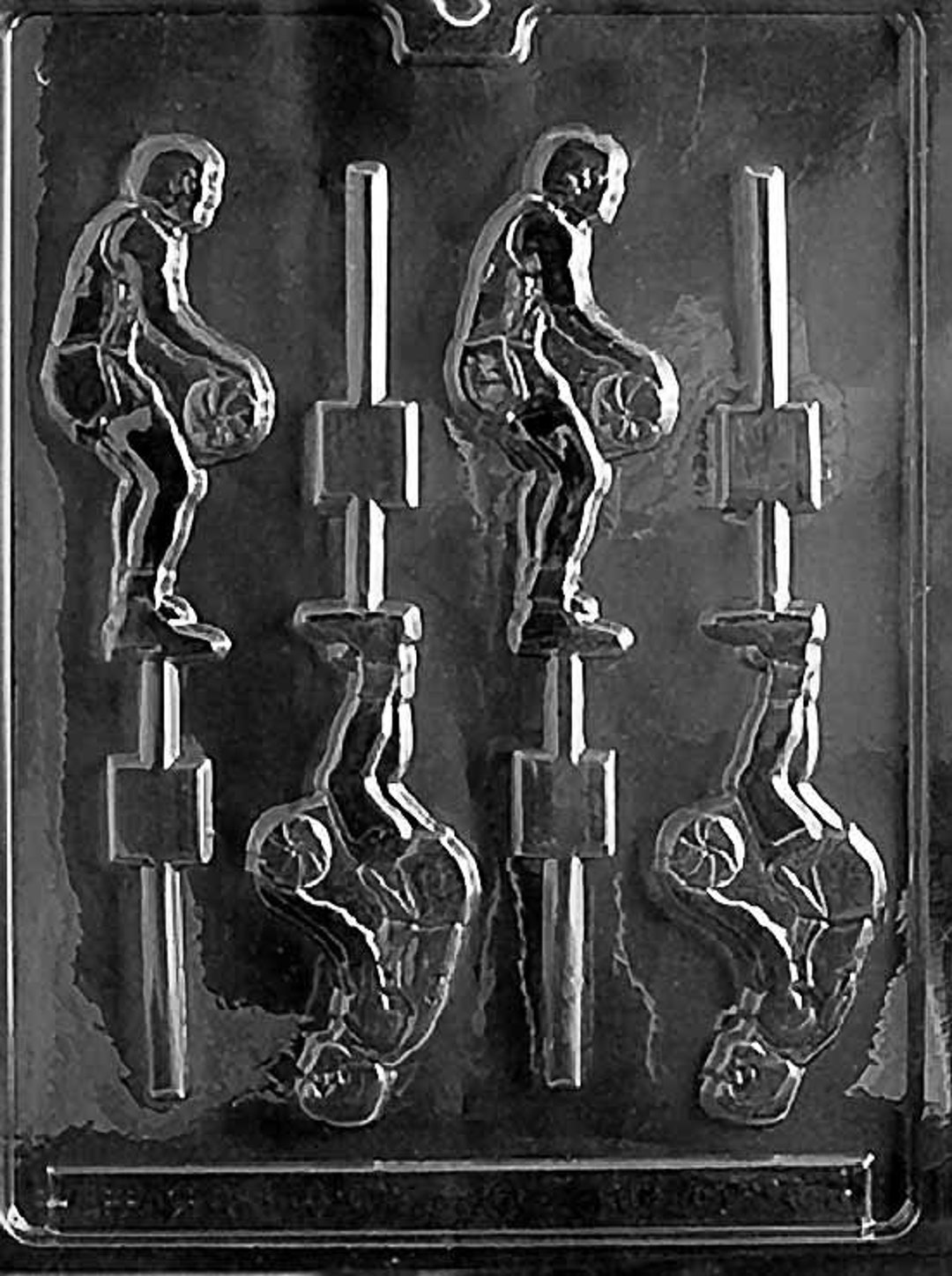 BASKETBALL PLAYER Lolly Sucker Chocolate Candy Mold Craft 