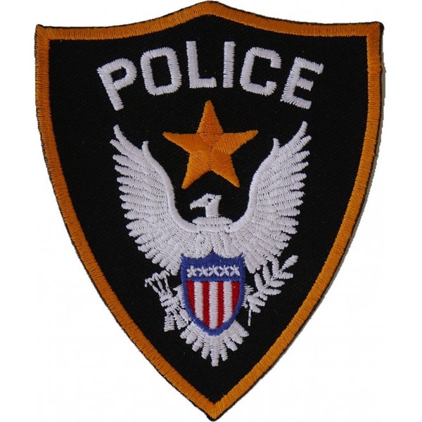 POLICE Patch - Costume Play Generic Police DressUp Embroidered Patch Appliqué Craft Supply