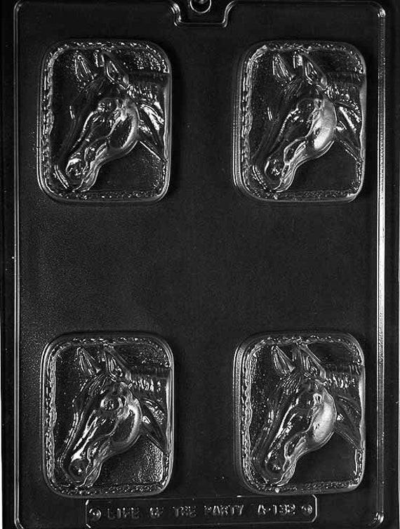 HORSE HEAD BAR Animal Chocolate Candy Mold Etsy