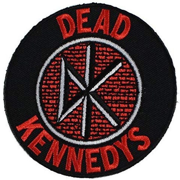 DEAD KENNEDYS Band Logo Patch - Embroidered Rock Band Patch Applique Craft Supply