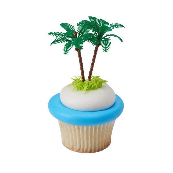 Palm Cupcake Toppers 