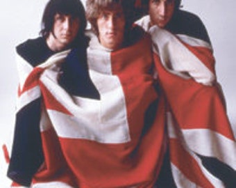 THE WHO Wrapped in the Flag Rock Sticker Decal - British Rock Band Craft Supply