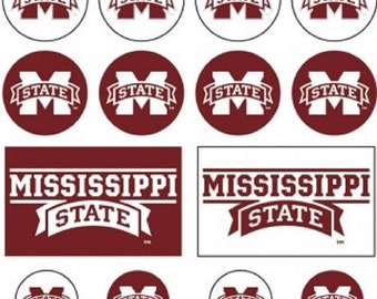Mississippi State University Decal Etsy
