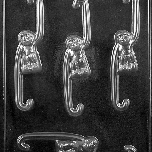 HANGING MONKEYS Animal Chocolate Candy Mold Craft Supply