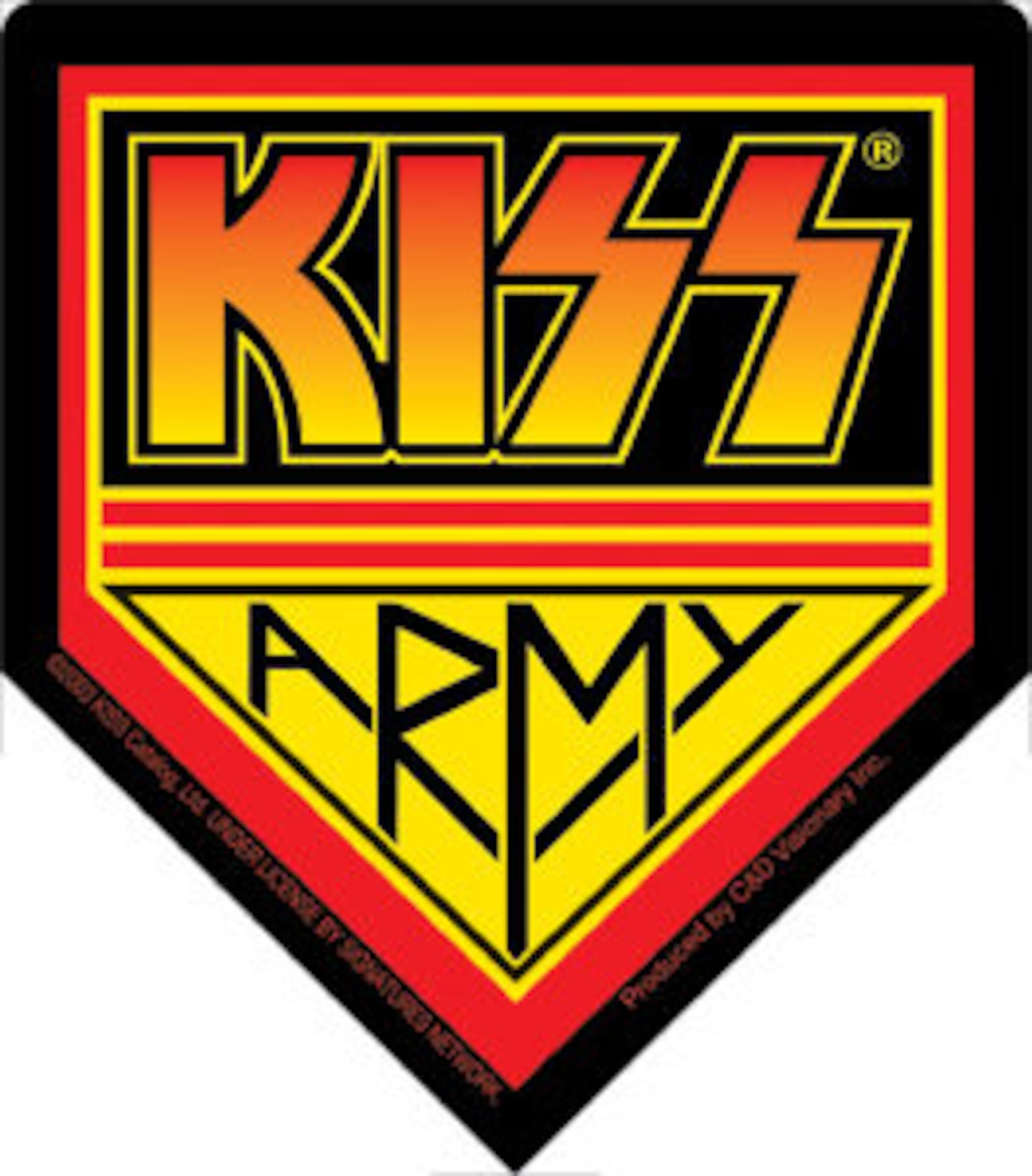 KISS Army Logo Sticker Decal Rock Band Etsy