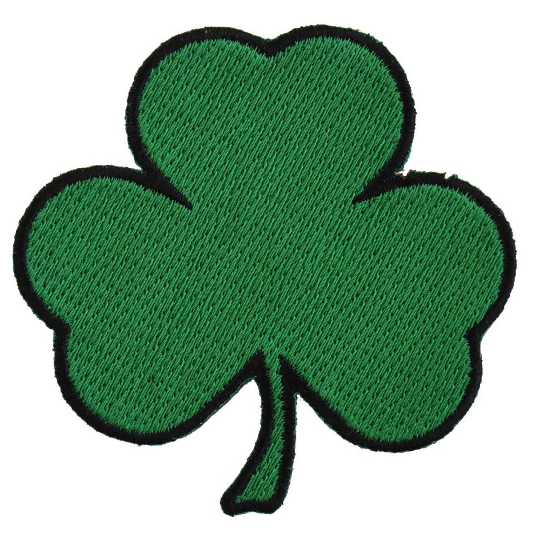 3 LEAF CLOVER Shamrock Embroidered Patch Craft Supply - Etsy