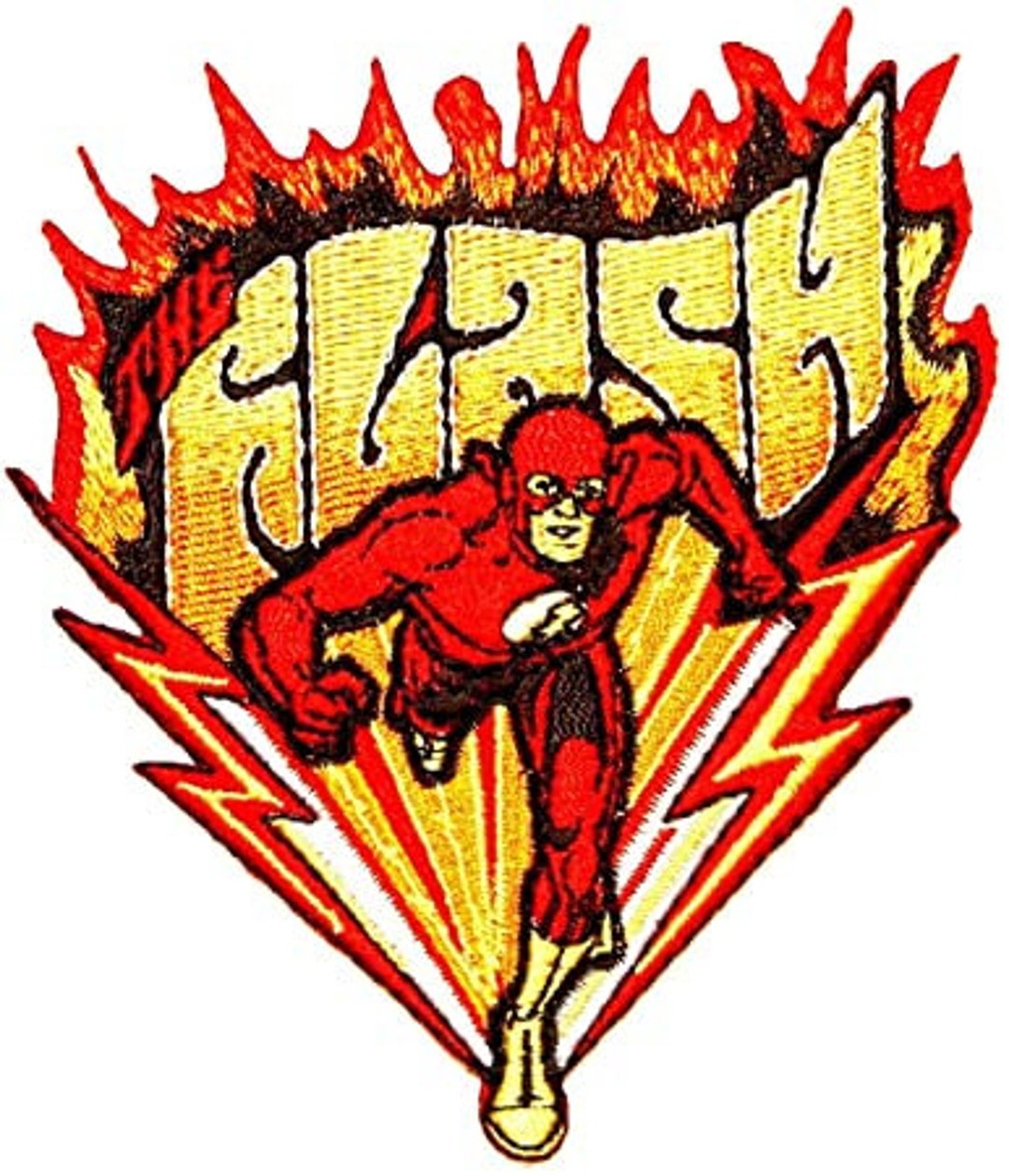 THE FLASH Running With Flames Patch DC Comics Embroidered - Etsy Sweden THE FLASH Running With Flames Patch DC Comics Embroidered - Etsy Sweden